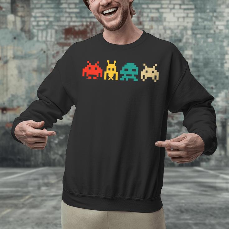 80s Video Game Nostalgia Retro Vintage Arcade Novelty Unisex Sweatshirt 80s Video Game Nostalgia Retro Vintage Arcade Novelty Unisex Sweatshirt