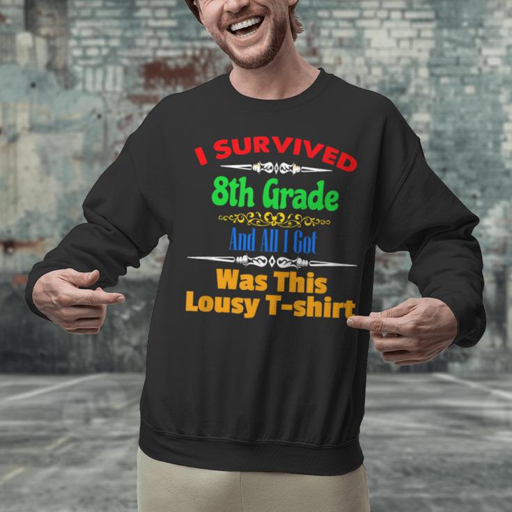 8th Grade Graduation Boys Girls Grad Education Unisex Sweatshirt