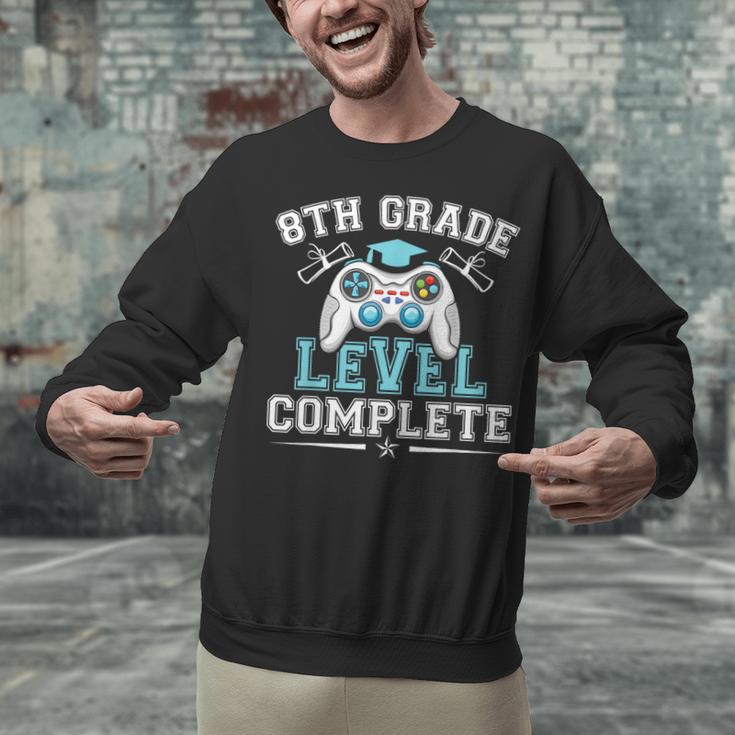 8th Grade Level Complete Graduation 2025 Class Eighth Grade Unisex Sweatshirt