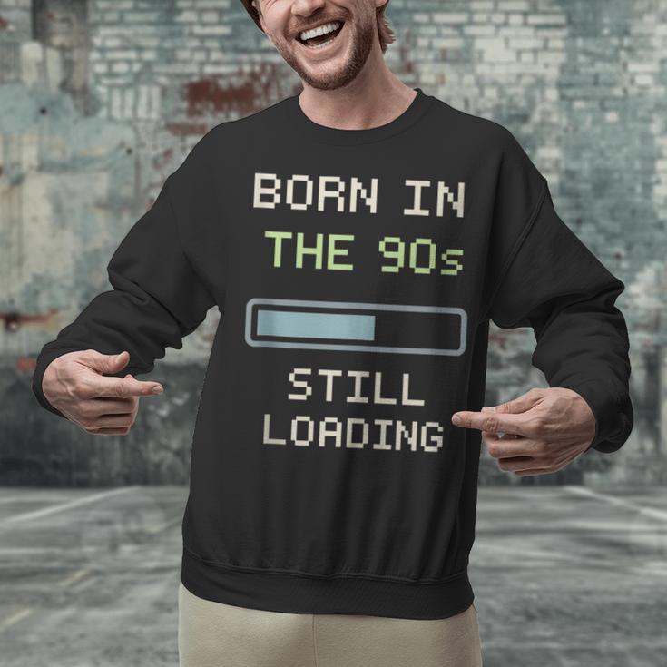 90s Baby Tired Millennial Burnout Nostalgia Parenting Unisex Sweatshirt