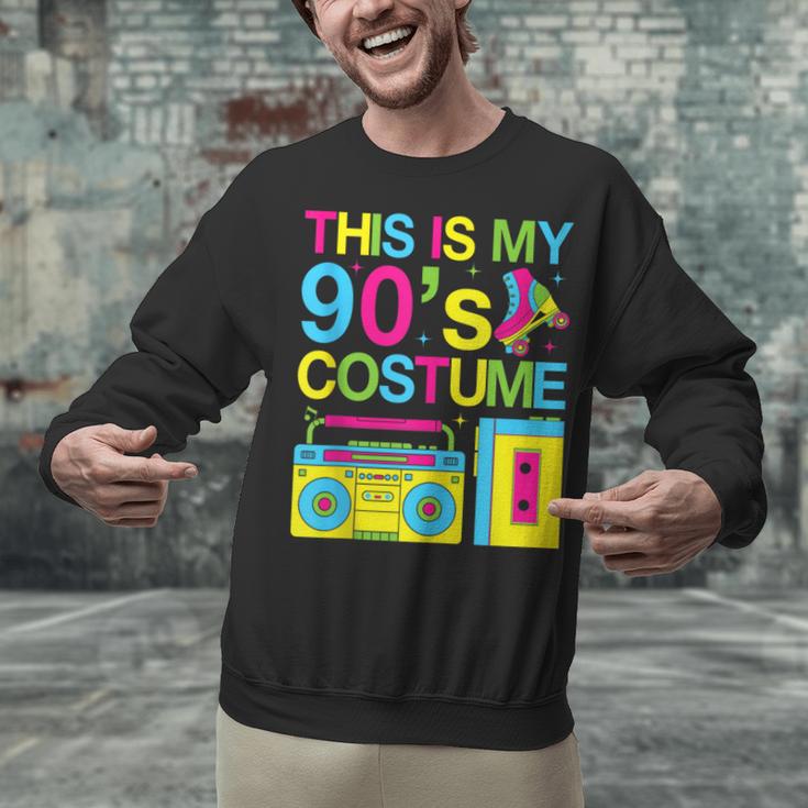 This Is My 90's Costume Retro 1990s Style Cassette Nostalgia Unisex Sweatshirt