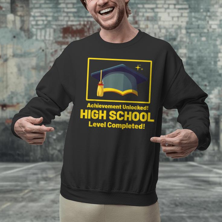 Achievement Unlocked High School Graduation Gamer Unisex Sweatshirt