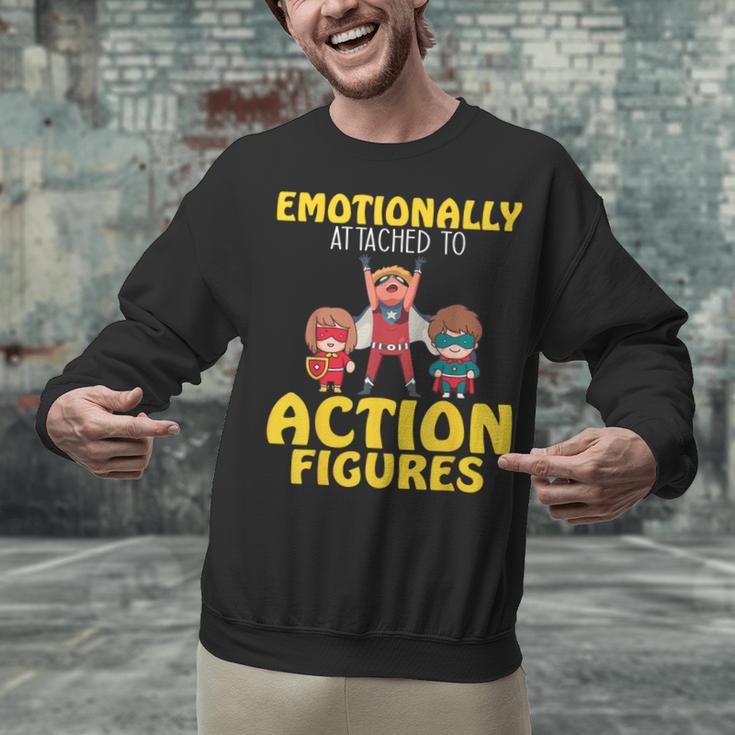 Action Figure Collector Comic Books Unisex Sweatshirt Action Figure Collector Comic Books Unisex Sweatshirt