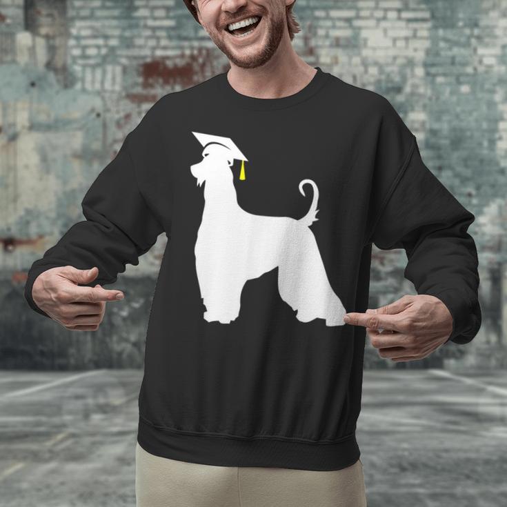 Afghan Hound Graduation Dog Graduate Men Women Kids Unisex Sweatshirt