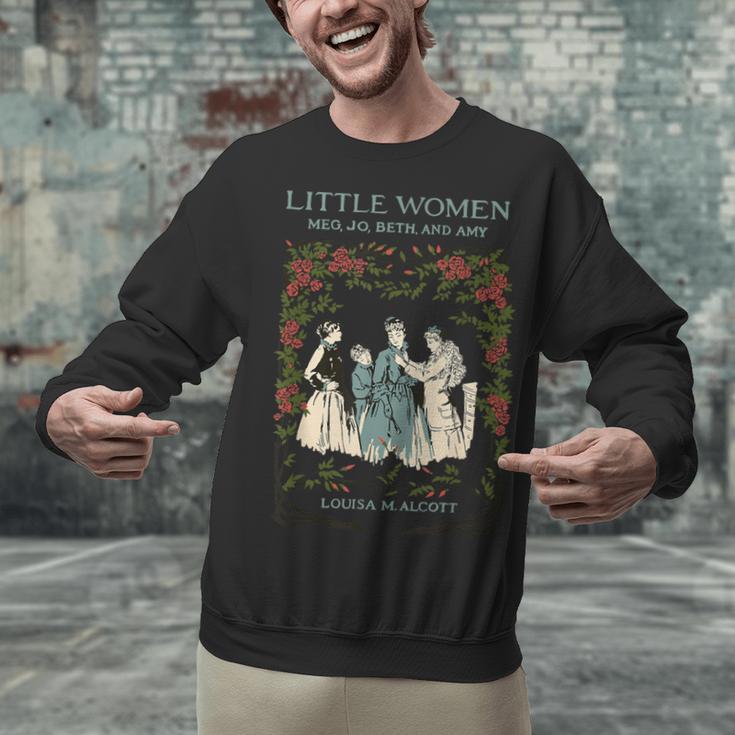 Alcott Little Women Characters Literature Book Illustration Unisex Sweatshirt