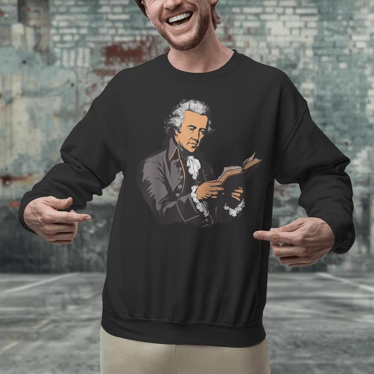 Alexander Hamilton Reading A Book Unisex Sweatshirt Alexander Hamilton Reading A Book Unisex Sweatshirt