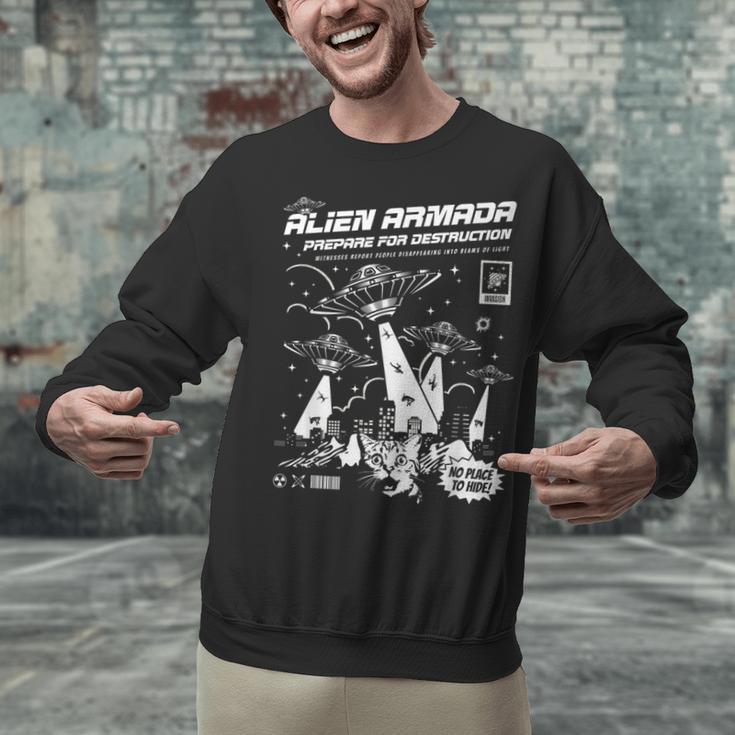 Alien Abduction UFO Lovers Comic Book Style Shirt Unisex Sweatshirt Alien Abduction UFO Lovers Comic Book Style Shirt Unisex Sweatshirt