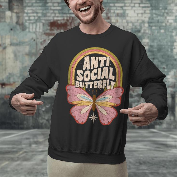 Anti-Social Introvert Butterfly Lover Unisex Sweatshirt Anti-Social Introvert Butterfly Lover Unisex Sweatshirt
