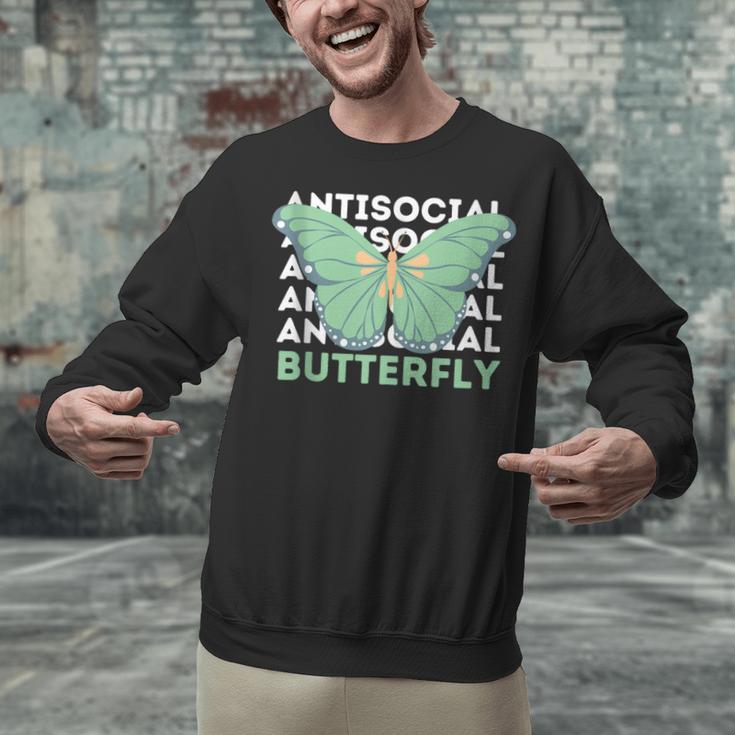 Anti-Social Introvert Butterfly Unisex Sweatshirt