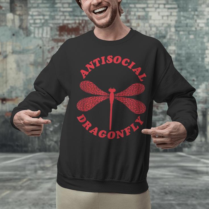 Antisocial Dragonfly Introvert Humor Nature Insect Graphic Unisex Sweatshirt Antisocial Dragonfly Introvert Humor Nature Insect Graphic Unisex Sweatshirt