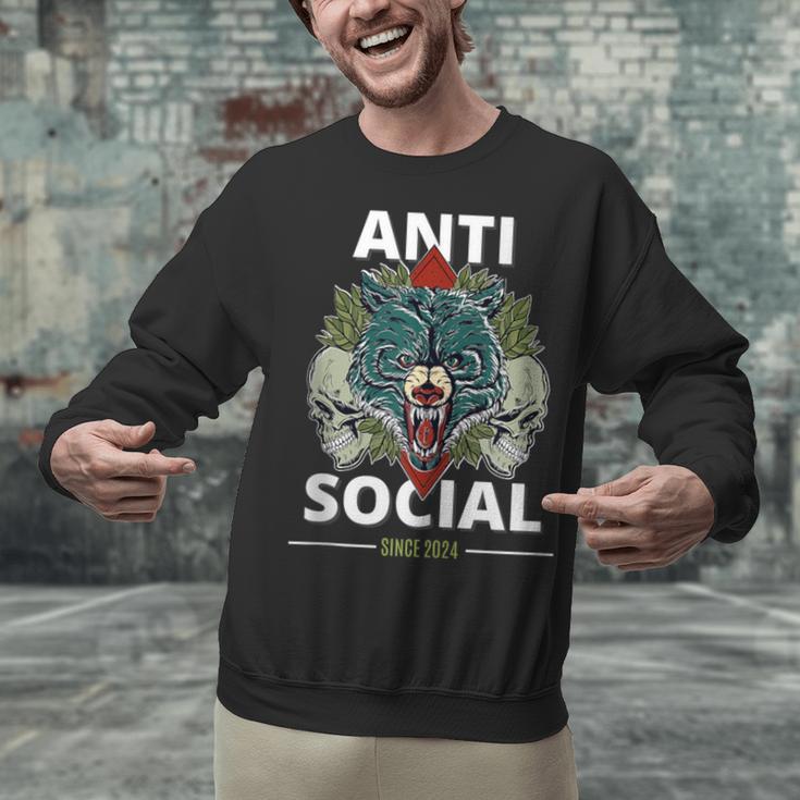 Antisocial Introvert I Like Being Alone Unisex Sweatshirt Antisocial Introvert I Like Being Alone Unisex Sweatshirt