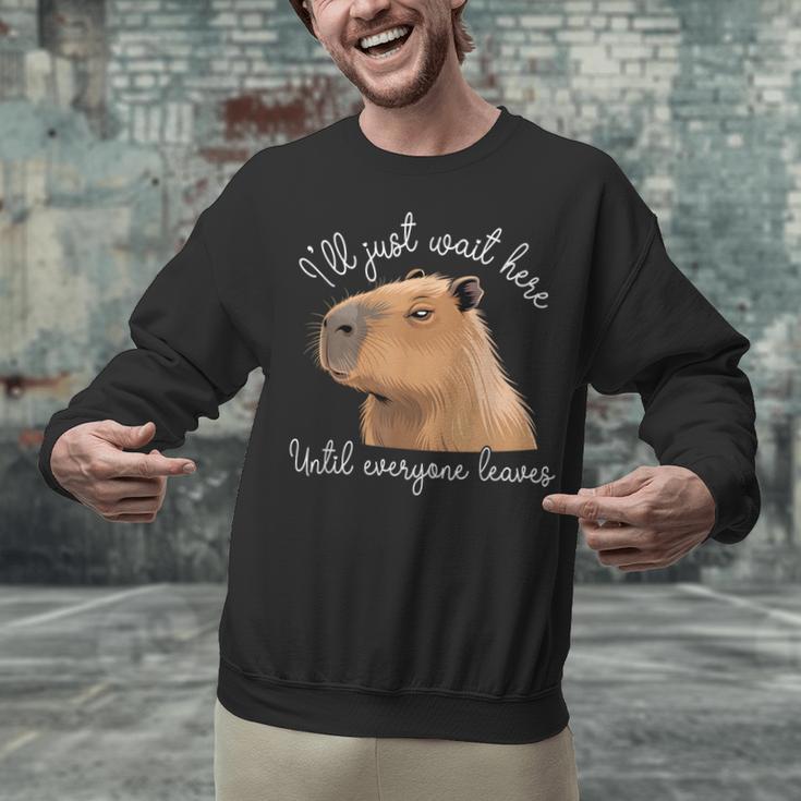 Antisocial Introvert Capybara Sarcastic Humor Unisex Sweatshirt Antisocial Introvert Capybara Sarcastic Humor Unisex Sweatshirt