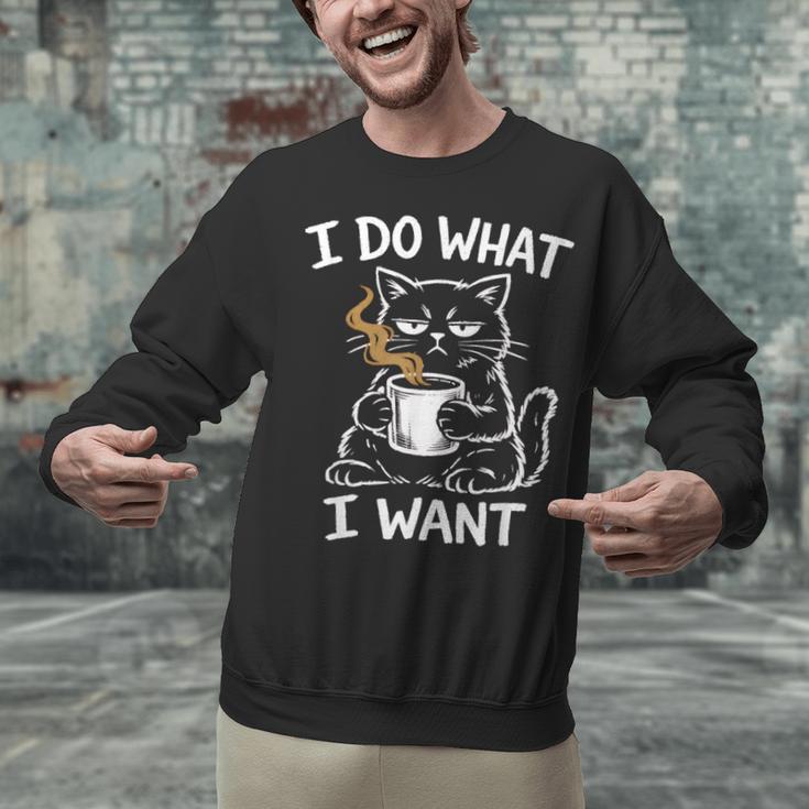 Antisocial Introvert Cat Coffee Sarcastic Attitudes Graphic Unisex Sweatshirt Antisocial Introvert Cat Coffee Sarcastic Attitudes Graphic Unisex Sweatshirt