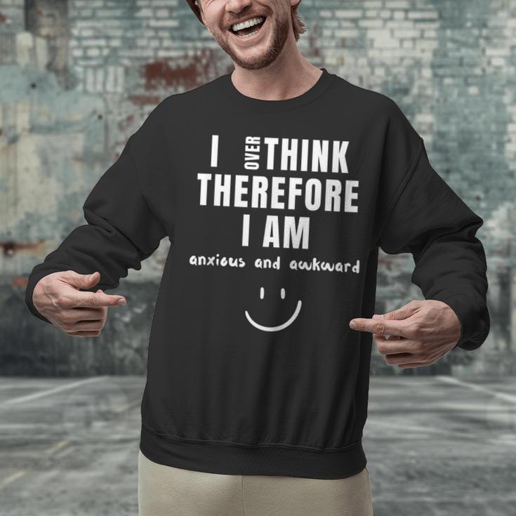 Anxiety Awareness Mental Health Top For Introvert Unisex Sweatshirt Anxiety Awareness Mental Health Top For Introvert Unisex Sweatshirt