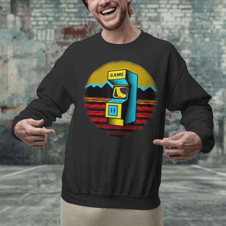Arcade Game Machine Nostalgia Retro Gamer 80s 90s Unisex Sweatshirt Arcade Game Machine Nostalgia Retro Gamer 80s 90s Unisex Sweatshirt