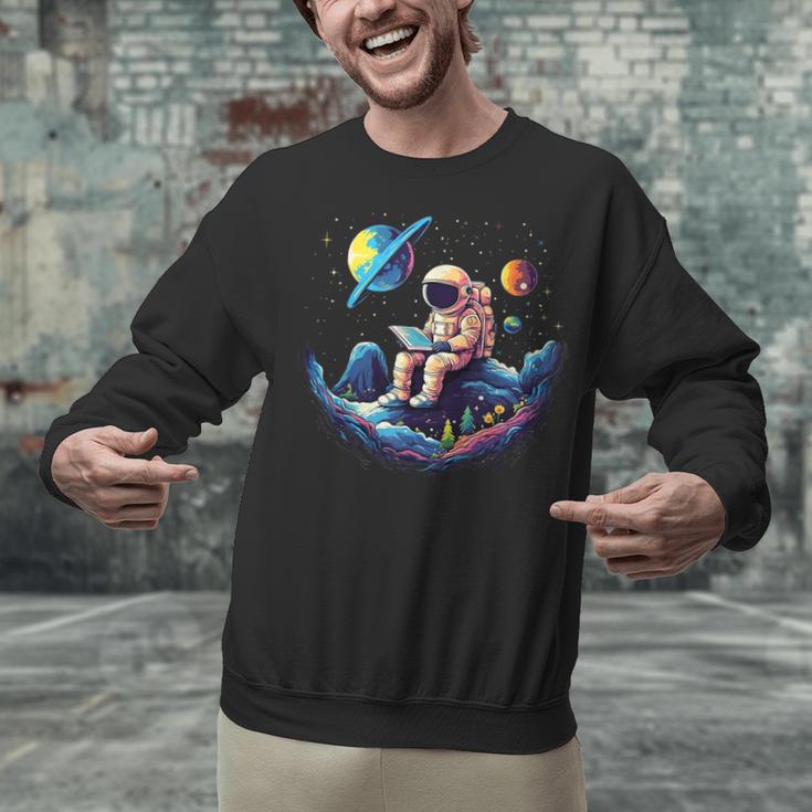 Astronaut Reading Book In Space Books Lover Bookworm Unisex Sweatshirt Astronaut Reading Book In Space Books Lover Bookworm Unisex Sweatshirt