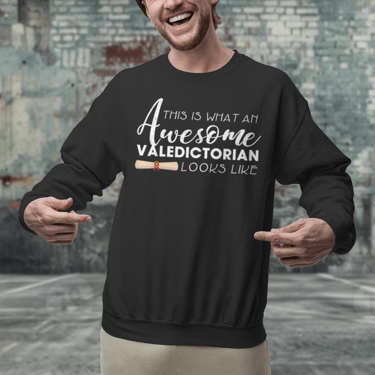 What An Awesome Valedictorian Looks Like Graduation Tee Unisex Sweatshirt