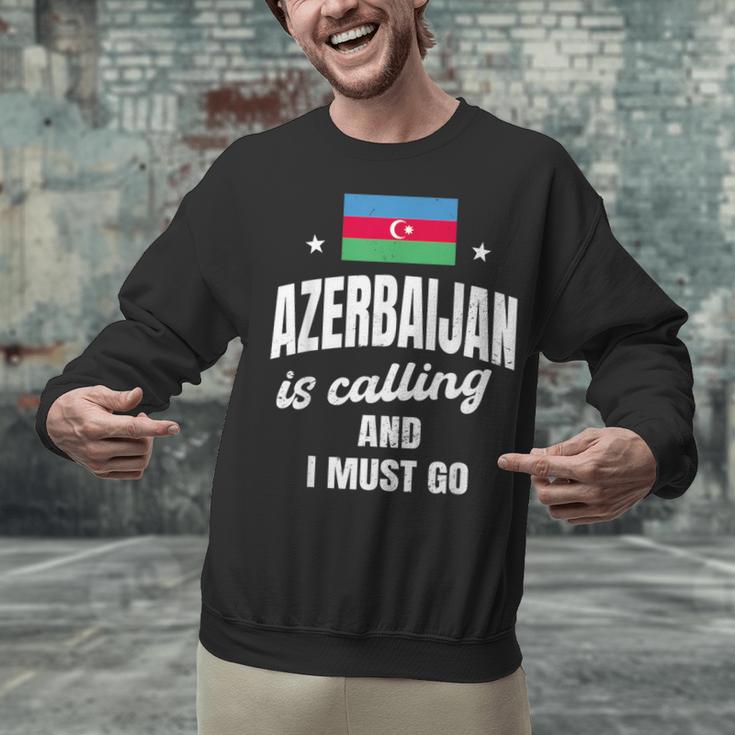 Azerbaijan Lover Saying Azeri Nostalgia Unisex Sweatshirt