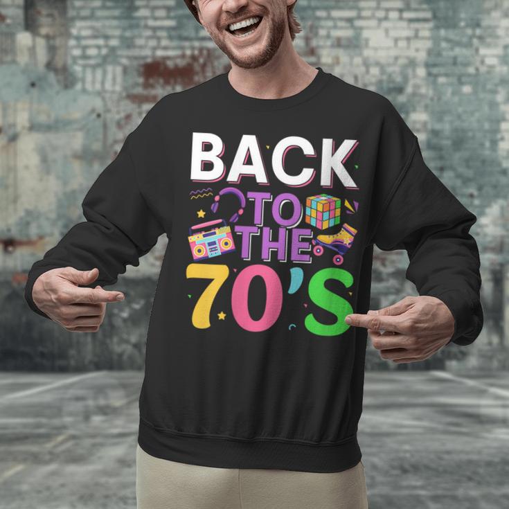 Back To The 70's Mixtape Era Nostalgia Retro 1970 70's Style Unisex Sweatshirt
