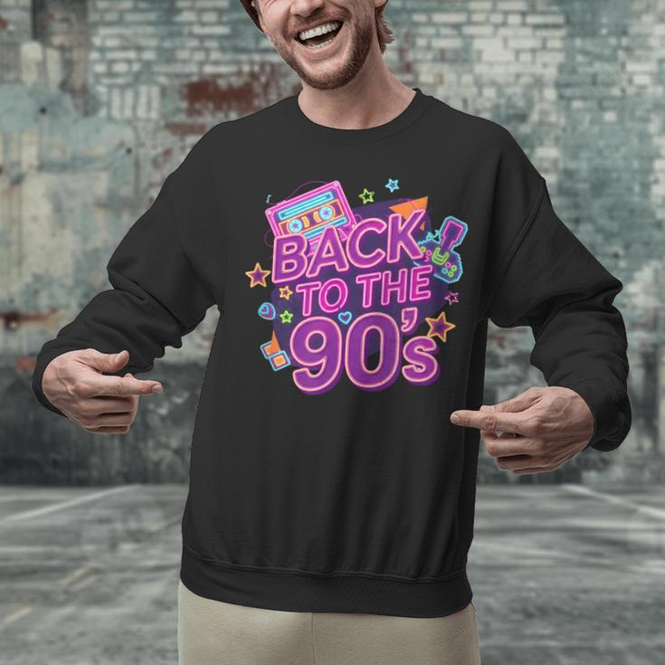 Back To The 90s Retro Nostalgia Unisex Sweatshirt