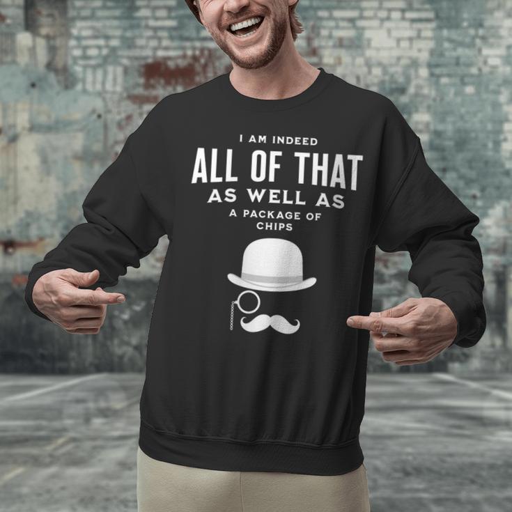 All Of That Bag Chips 1990s Nostalgia Saying British Unisex Sweatshirt