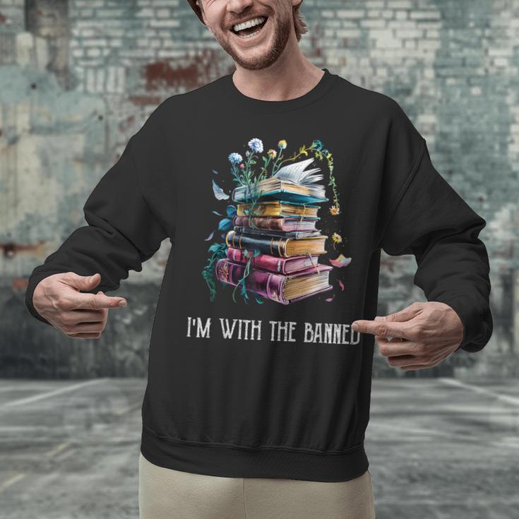 Im With The Banned Book Readers Librarians Read Banned Books Unisex Sweatshirt Im With The Banned Book Readers Librarians Read Banned Books Unisex Sweatshirt