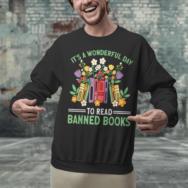 Banned Books Week Librarian Reading Unisex Sweatshirt