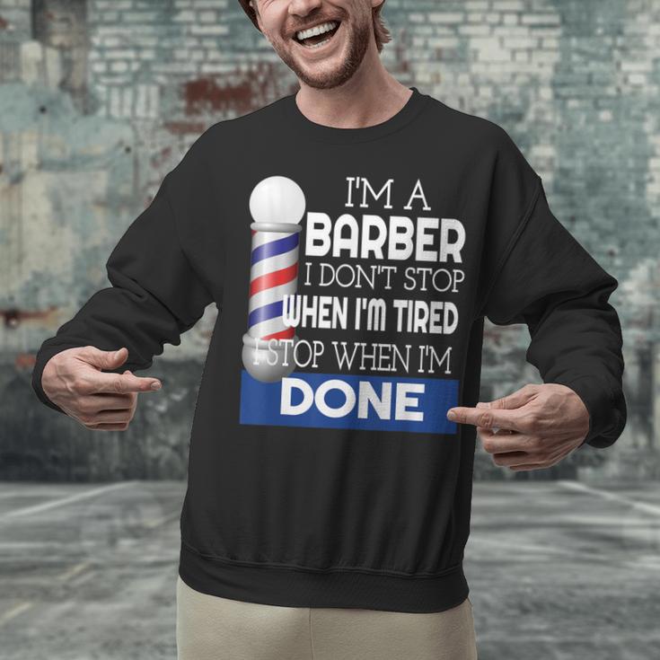 Barber Stylist Barber College Graduation Unisex Sweatshirt