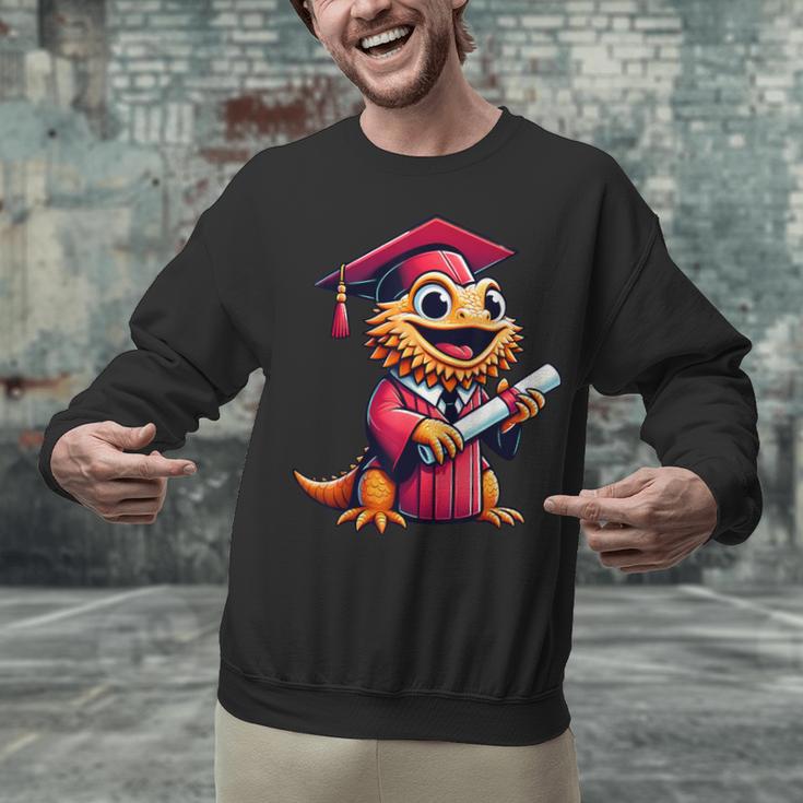 Bearded Dragon Graduation Kindergarten Elementary Girl Boy Unisex Sweatshirt