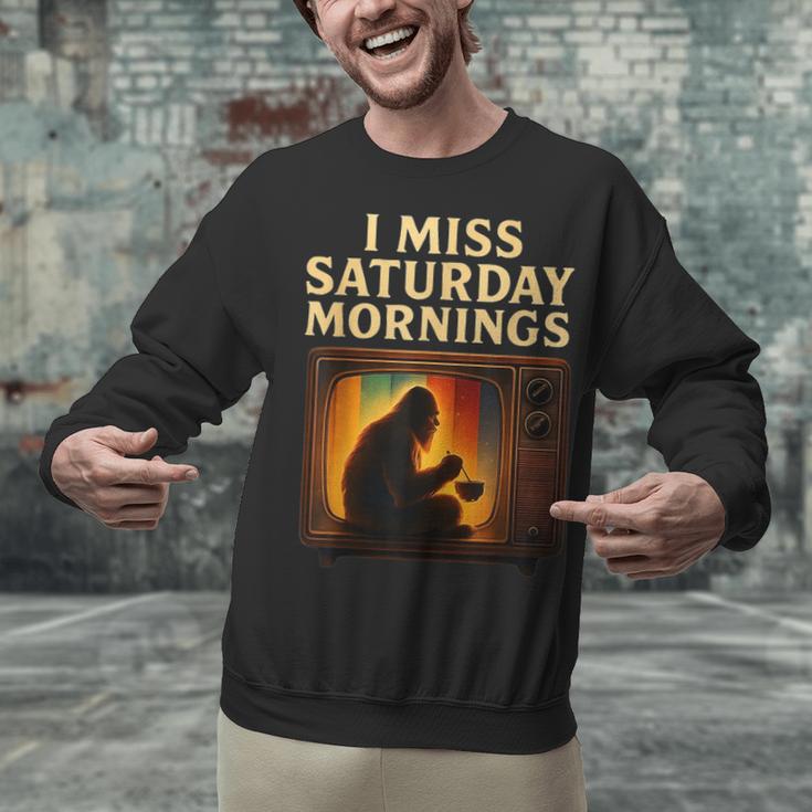 Bigfoot Saturday Morning Nostalgia Unisex Sweatshirt