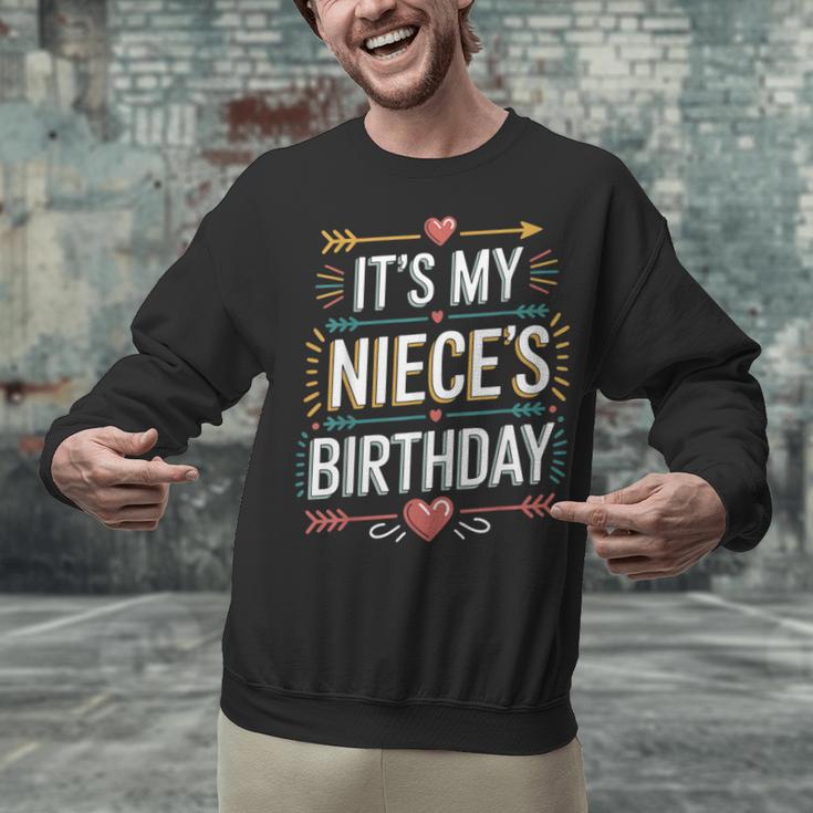 Boho Nostalgia It's My Niece's Birthday Women Kids Unisex Sweatshirt Boho Nostalgia It's My Niece's Birthday Women Kids Unisex Sweatshirt
