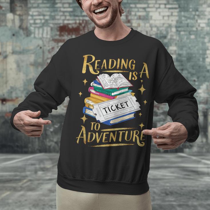 Book Adventure Library Student Teacher Book Unisex Sweatshirt Book Adventure Library Student Teacher Book Unisex Sweatshirt