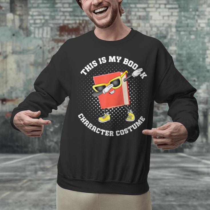 This Is My Book Character Costume- Dabbing Book Kids Unisex Sweatshirt