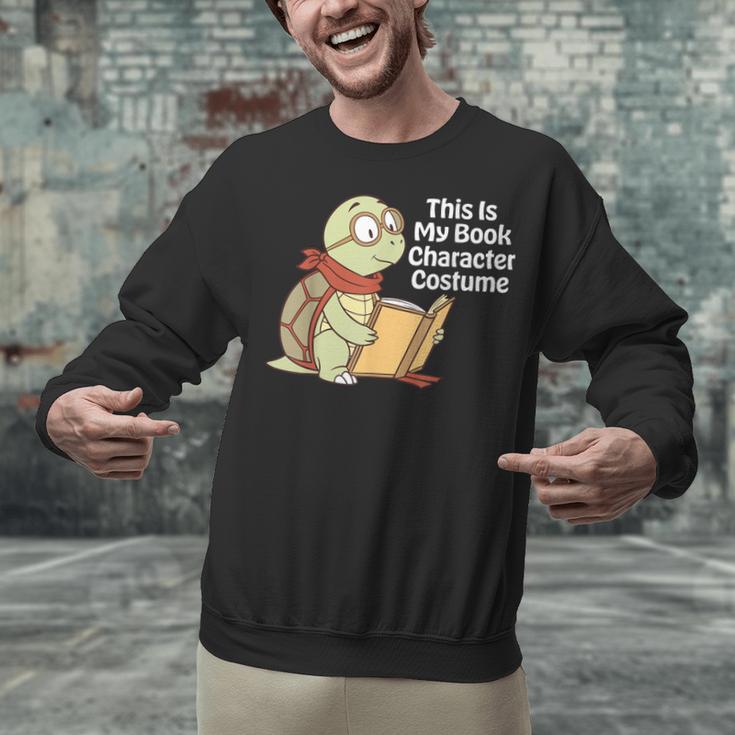 This Is My Book Character Costume Turtle Kids Reading Unisex Sweatshirt This Is My Book Character Costume Turtle Kids Reading Unisex Sweatshirt