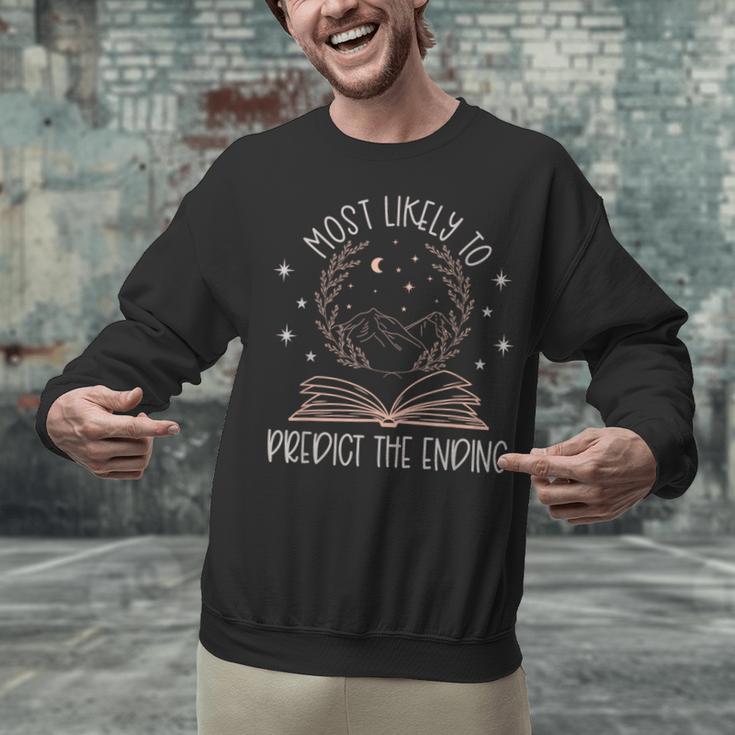 Book Club Shirts For Women Most Likely To Predict End Unisex Sweatshirt