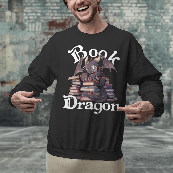 Book Dragon Book Lover Bookworm Book Reader Librarian Unisex Sweatshirt Book Dragon Book Lover Bookworm Book Reader Librarian Unisex Sweatshirt