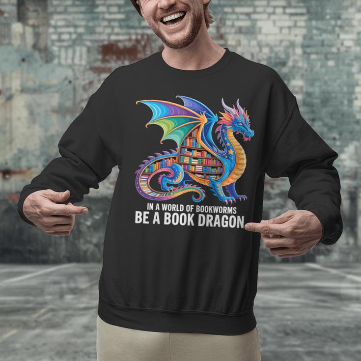 Be a Book Dragon Reading Unisex Sweatshirt