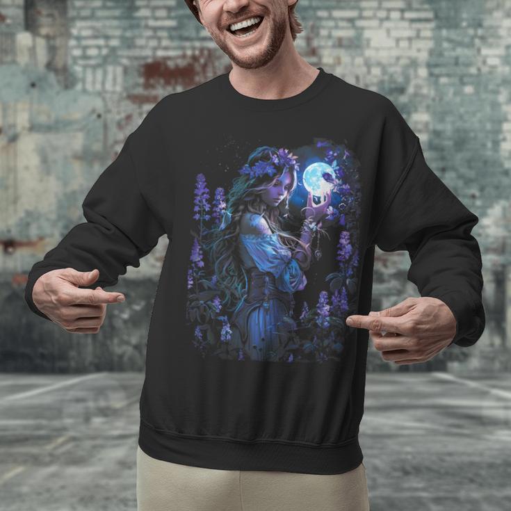 Book Fantasy Art Beautiful Elf Princess Fairy Unisex Sweatshirt