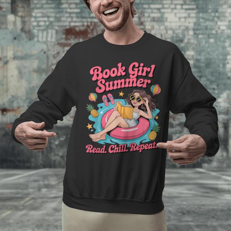 Book Girl Summer Beach Vacation Book Lover Unisex Sweatshirt Book Girl Summer Beach Vacation Book Lover Unisex Sweatshirt