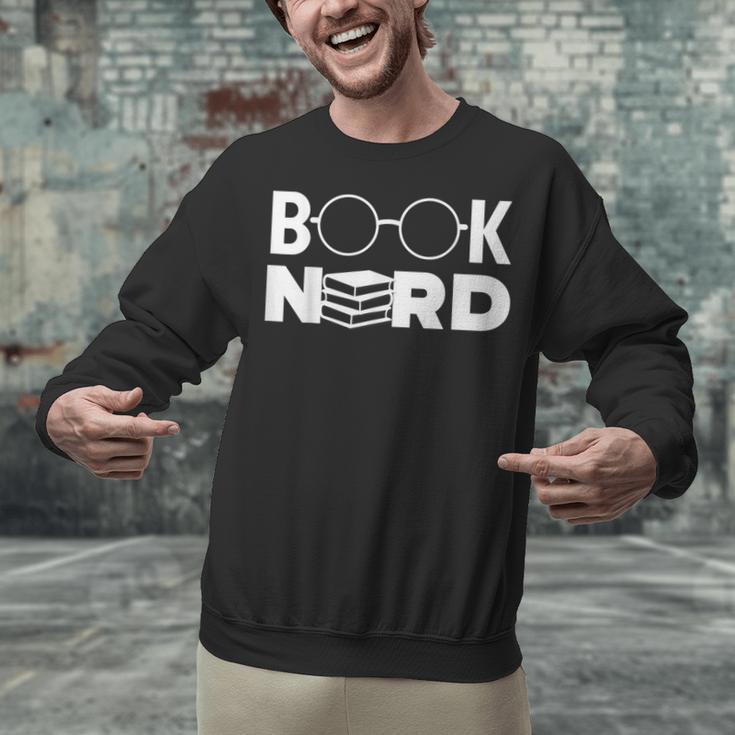 Book Nerd Book Club Bookworm Reading Lover Humor Unisex Sweatshirt