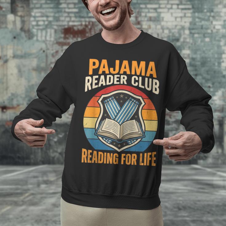 Book And Pajamas Reading Bedtime Unisex Sweatshirt