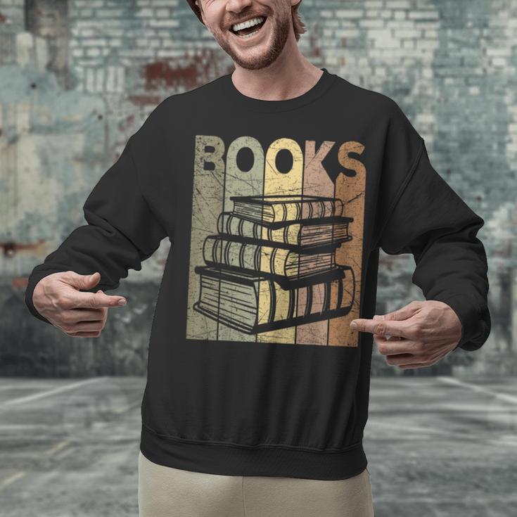 Book Reader Vintage Bookworm Retro Book Lover Unisex Sweatshirt