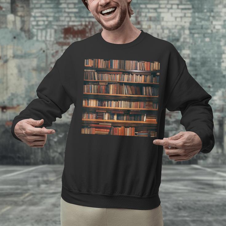 Book Book Shelves Library Unisex Sweatshirt