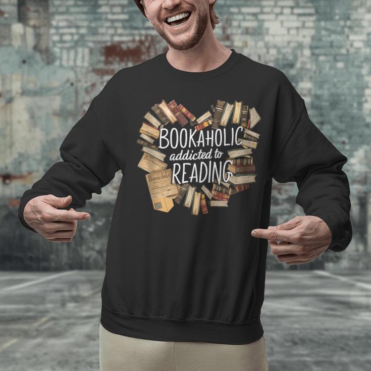 Bookaholic Addicted To Reading Book Lovers Literacy Unisex Sweatshirt Bookaholic Addicted To Reading Book Lovers Literacy Unisex Sweatshirt