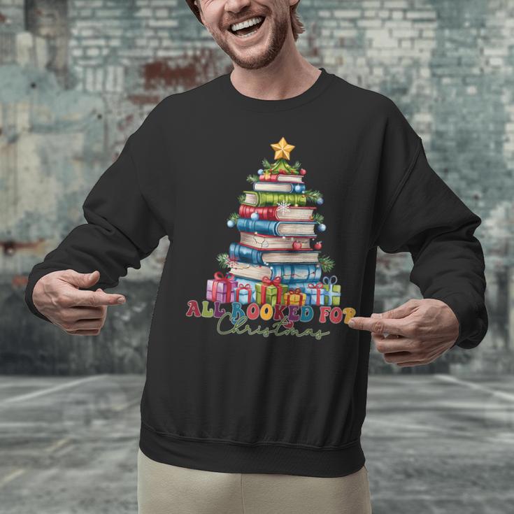 All Booked For Christmas Teacher Reading Student Bookworm Unisex Sweatshirt All Booked For Christmas Teacher Reading Student Bookworm Unisex Sweatshirt