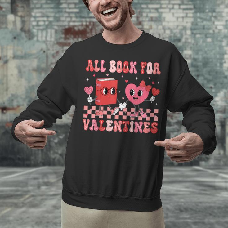 All Booked For Valentine Book Librarian Teacher Women Kids Unisex Sweatshirt