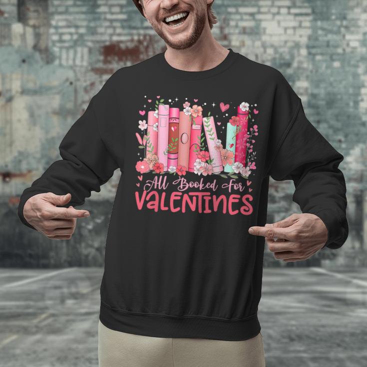 All Booked For Valentine Book Reading Women Girl Teacher Unisex Sweatshirt All Booked For Valentine Book Reading Women Girl Teacher Unisex Sweatshirt