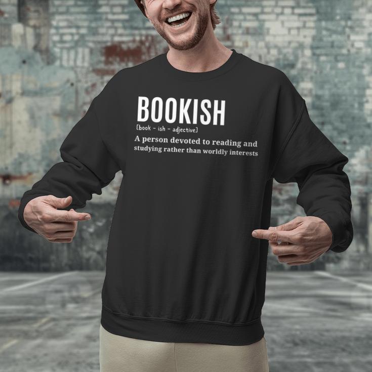 Bookish Definition Hilarious Bookworm Book Lover Reading Bookworm -Adults - Small Short Sleeve T-Shirt Unisex Sweatshirt