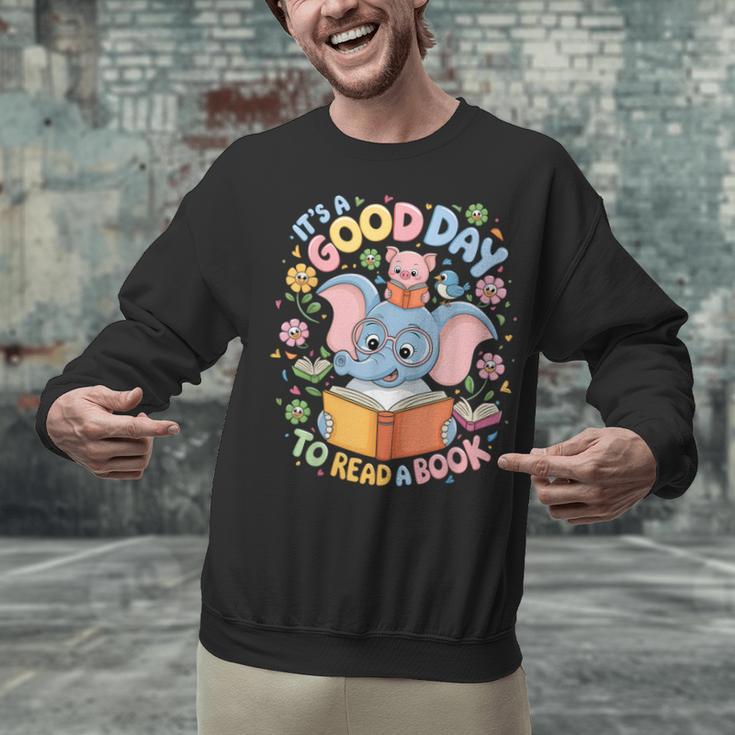 Books Lovers Kids Women Men It's A Good Day To Read A Book Unisex Sweatshirt