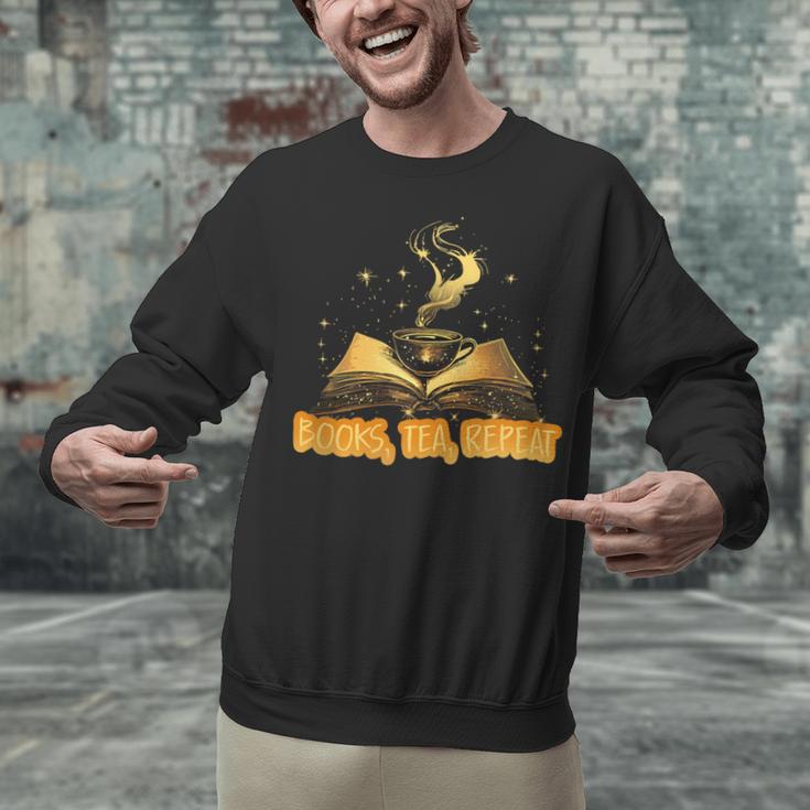 Books Tea Repeat Unisex Sweatshirt